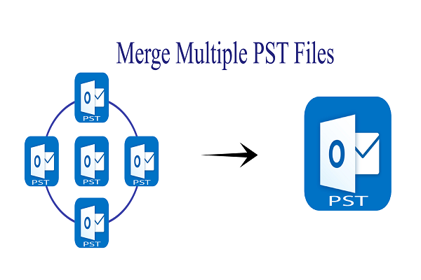 merge multiple pst