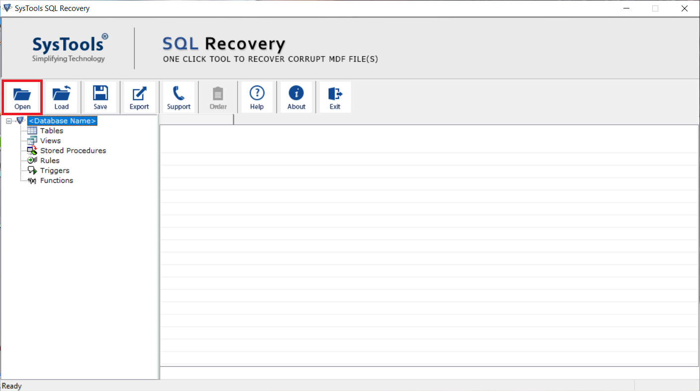 step-1 how to find MDF file location in SQL Server