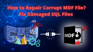 how to repair corrupt MDF file