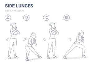 Side lunges