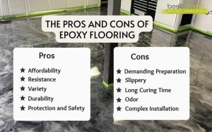 advantage and disadvantage of epoxy flooring