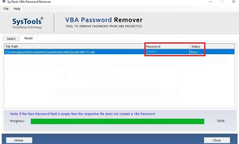 VBA Password Remover